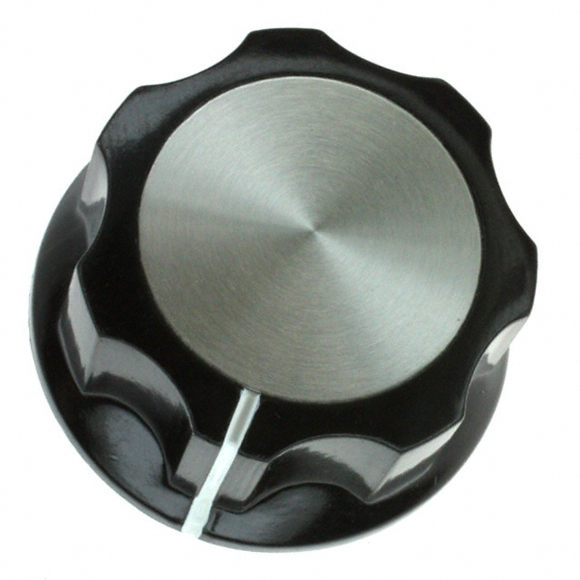 【PKES120B1/4】KNOB FLUTED W/SKIRT 0.250" PLAST
